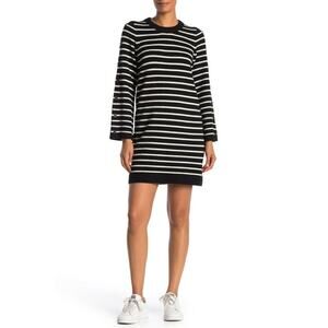 Madewell | Size S Striped Merino Wool Sweater Dress Crew Neck Winter Fall Preppy
